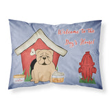 Caroline'S Treasures Dog House Collection English Bulldog Fawn Fabric Standard Pillowcase Bb2878Pillowcase, Multicolor