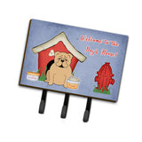 Caroline'S Treasures Dog House Collection English Bulldog Fawn Leash Or Key Holder Bb2878Th68, Triple