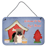 Caroline'S Treasures Dog House Collection English Bulldog Grey Brindle Wall Or Door Hanging Prints Bb2880Ds812, 8Hx12W