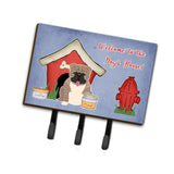 Caroline'S Treasures Dog House Collection English Bulldog Grey Brindle Leash Or Key Holder Bb2880Th68, Triple