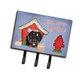 Caroline'S Treasures Dog House Collection Wire Haired Dachshund Dapple Leash Or Key Holder Bb2882Th68, Triple