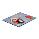 Caroline'S Treasures Bull Terrier Black White Mouse Pad, Multicolor, 7.75X9.25 (Bb2887Mp)