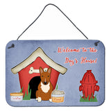 Caroline'S Treasures Dog House Collection Bull Terrier Red Wall Or Door Hanging Prints Bb2888Ds812, 8Hx12W, Multicolor