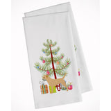 Border Terrier Merry Christmas Tree White Kitchen Towel Set Of 2