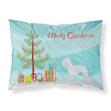 Caroline'S Treasures Christmas Tree Bedlington Terrier Merry Fabric Standard Pillowcase Bb2912Pillowcase