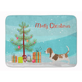 Caroline'S Treasures Basset Hound Merry Christmas Tree Floor Mat, 19 X 27, Multicolor