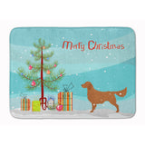 Caroline'S Treasures Golden Retriever Merry Christmas Tree Floor Mat, 19 X 27, Multicolor