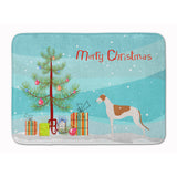 Caroline'S Treasures Greyhound Merry Christmas Tree Floor Mat, 19 X 27, Multicolor