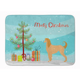 Caroline'S Treasures Afghan Hound Merry Christmas Tree Floor Mat, 19 X 27, Multicolor