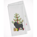 Affenpinscher Merry Christmas Tree White Kitchen Towel Set Of 2