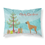 Caroline'S Treasures Christmas Tree Boxer Merry Fabric Standard Pillowcase Bb2971Pillowcase