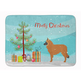 Caroline'S Treasures Belgian Shepherd Merry Christmas Tree Floor Mat, 19 X 27, Multicolor