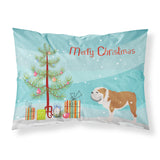 Caroline'S Treasures Christmas Tree English Bulldog Merry Fabric Standard Pillowcase Bb2980Pillowcase