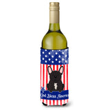 Caroline'S Treasures Bb3004Literk Usa French Bulldog Brindle Wine Bottle Hugger Cold-Beverage-Koozies, 750 Ml, Multicolor