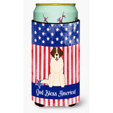 Caroline'S Treasures Bb3022Tbc Patriotic Usa Moscow Watchdog Tall Boy Hugger Cold-Beverage-Koozies, Multicolor
