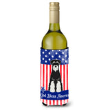 Caroline'S Treasures Bb3028Literk Standard Schnauzer Salt Pepper Wine Bottle Hugger Cold-Beverage-Koozies, 750 Ml, Multicolor,