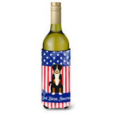 Caroline'S Treasures Bb3038Literk Usa Appenzeller Sennenhund Wine Bottle Hugger Cold-Beverage-Koozies, 750 Ml, Multicolor