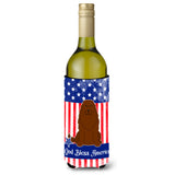 Caroline'S Treasures Bb3045Literk Usa Caucasian Shepherd Dog Wine Bottle Hugger Cold-Beverage-Koozies, 750 Ml, Multicolor