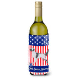 Caroline'S Treasures Usa Patriotic English Setter Wine Bottle Beverage Insulator Hugger, 750 Ml, Multicolor