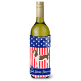 Caroline'S Treasures Usa Patriotic Grand Basset Griffon Vendeen Wine Bottle Beverage Insulator Hugger, 750 Ml, Multicolor