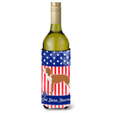 Caroline'S Treasures Usa Patriotic Spanish Hound Wine Bottle Beverage Insulator Hugger, 750 Ml, Multicolor