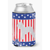 Caroline'S Treasures Usa Patriotic Bedlington Terrier Can Or Bottle Hugger Bb3294Cc, Can Hugger, Multicolor