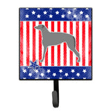 Caroline'S Treasures Usa Patriotic Scottish Deerhound Leash Or Key Holder Bb3296Sh4, Small, Multicolor