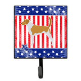 Caroline'S Treasures Usa Patriotic American Foxhound Leash Or Key Holder Bb3298Sh4, Small, Multicolor