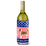 Caroline'S Treasures Usa Patriotic Beagle Wine Bottle Beverage Insulator Hugger, 750 Ml, Multicolor