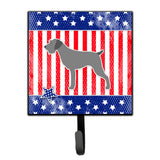 Caroline'S Treasures Usa Patriotic German Wirehaired Pointer Leash Or Key Holder Bb3311Sh4, Small, Multicolor