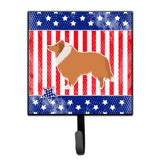 Caroline'S Treasures Usa Patriotic Collie Leash Or Key Holder Bb3316Sh4, Small, Multicolor