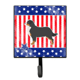 Caroline'S Treasures Usa Patriotic Bernese Mountain Dog Leash Or Key Holder Bb3319Sh4, Small, Multicolor