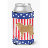 Caroline'S Treasures Usa Patriotic Caucasian Shepherd Dog Can Or Bottle Hugger Bb3325Cc, Can Hugger, Multicolor