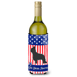 Caroline'S Treasures Usa Patriotic Briar Wine Bottle Beverage Insulator Hugger, 750 Ml, Multicolor