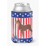 Caroline'S Treasures Usa Patriotic Australian Kelpie Dog Can Or Bottle Hugger Bb3329Cc, Can Hugger, Multicolor