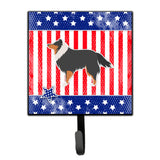 Caroline'S Treasures Usa Patriotic Sheltie/Shetland Sheepdog Leash Or Key Holder Bb3330Sh4, Small, Multicolor