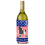 Caroline'S Treasures Usa Patriotic Poodle Wine Bottle Beverage Insulator Hugger, 750 Ml, Multicolor
