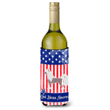 Caroline'S Treasures Usa Patriotic Chinese Crested Wine Bottle Beverage Insulator Hugger, 750 Ml, Multicolor