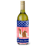 Caroline'S Treasures Usa Patriotic Shih Tzu Wine Bottle Beverage Insulator Hugger, 750 Ml, Multicolor
