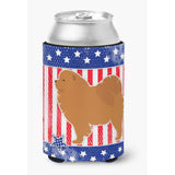 Caroline'S Treasures Usa Patriotic Chow Can Or Bottle Hugger Bb3351Cc, Can Hugger, Multicolor
