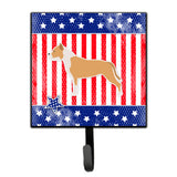 Caroline'S Treasures Usa Patriotic Staffordshire Bull Terrier Leash Or Key Holder Bb3354Sh4, Small, Multicolor