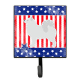 Caroline'S Treasures Usa Patriotic Samoyed Leash Or Key Holder Bb3359Sh4, Small, Multicolor