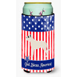 Caroline'S Treasures Usa Patriotic Dogo Argentino Tall Boy Beverage Insulator Hugger, Multicolor