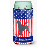 Caroline'S Treasures Usa Patriotic Portuguese Water Dog Tall Boy Beverage Insulator Hugger, Multicolor