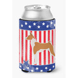 Caroline'S Treasures Usa Patriotic Basenji Can Or Bottle Hugger Bb3374Cc, Can Hugger, Multicolor