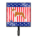 Caroline'S Treasures Usa Patriotic Basenji Leash Or Key Holder Bb3374Sh4, Small, Multicolor