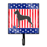 Caroline'S Treasures Usa Patriotic Dane Leash Or Key Holder Bb3375Sh4, Small, Multicolor