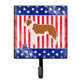 Caroline'S Treasures Usa Patriotic Saint Bernard Leash Or Key Holder Bb3376Sh4, Small, Multicolor