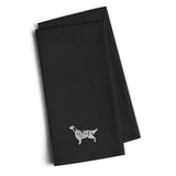 Caroline'S Treasures Bb3381Bktwe English Setter Black Embroidered Kitchen Towel (Set Of 2), 28 H X 19 W, Multicolor