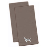Caroline'S Treasures Bb3381Gytwe English Setter Gray Embroidered Kitchen Towel (Set Of 2), 28 X 19, Multicolor